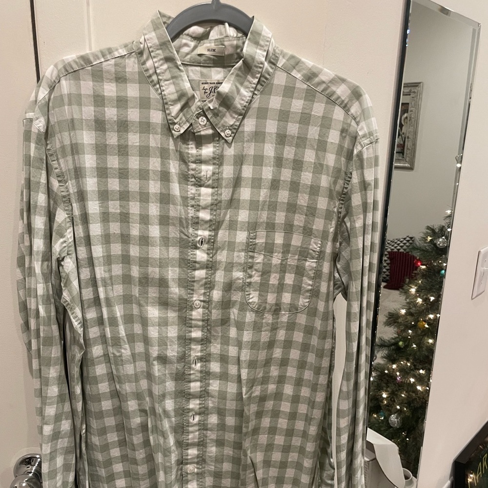 JCrew Performance Secret Wash Shirt